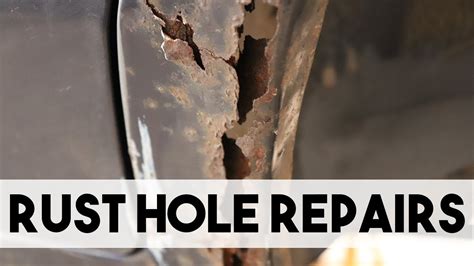 how to repair sheet metal|repair holes in galvanized steel.